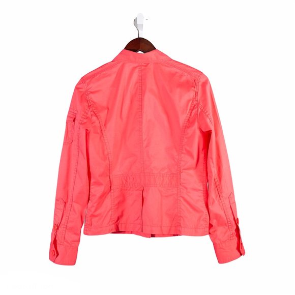 J. Crew Women's Peach Jacket Casual Designer Spring Outdoor Hiking Long Sleeve S - Picture 2 of 11